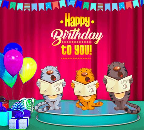 happy birthday song ecard